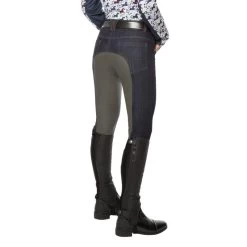 Kerrits Women's Stretch Denim Full Seat Breeches - Classic Dark Blue -Equestrian Equipment 570717 800 800