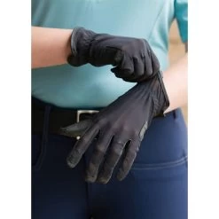 Kerrits Mesh Riding Gloves - Black 8 Kerrits Mesh Riding Gloves - Black -Equestrian Equipment 571238 800 800