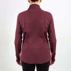 Irideon Women's Radiant Mock Crew Top - Henna 8 Irideon Women's Radiant Mock Crew Top - Henna -Equestrian Equipment 572141 800 800