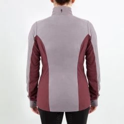 Irideon Kids' Chinchillaaah 1/4 Zip Top - Fig/Henna 7 Irideon Kids' Chinchillaaah 1/4 Zip Top - Fig/Henna -Equestrian Equipment 573668 800 800