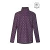 Kerrits Kids' Up Tempo Fleece Tech Top - Raisin Bit Of Frost 1 Kerrits Kids' Up Tempo Fleece Tech Top - Raisin Bit Of Frost -Equestrian Equipment 574575 800 800