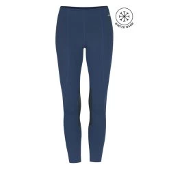 Kerrits Kids' Fleece Lite II Knee Patch Tights - Admiral Herringbone