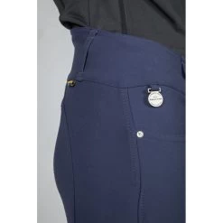 Back On Track Women's Julia Knee Patch Breeches - Navy -Equestrian Equipment 575151 800 800