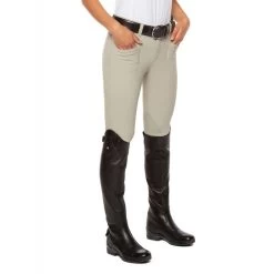 Kerrits Women's Crossover II Knee Patch Breeches - Sand 17 Kerrits Women's Crossover II Knee Patch Breeches - Sand -Equestrian Equipment 576944 800 800