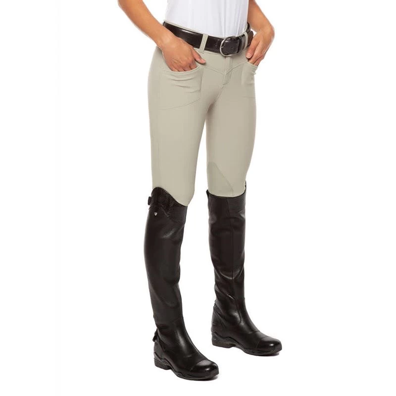 Kerrits Women's Crossover II Knee Patch Breeches - Sand 8 Kerrits Women's Crossover II Knee Patch Breeches - Sand - Image 6