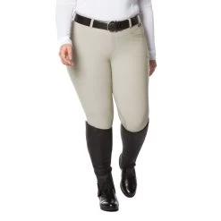 Kerrits Women's Crossover II Knee Patch Breeches - Sand 18 Kerrits Women's Crossover II Knee Patch Breeches - Sand -Equestrian Equipment 576945 800 800