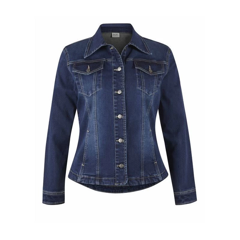 EQL Women's In Motion Jean Jacket - Midnight Wash 3 EQL Women's In Motion Jean Jacket - Midnight Wash