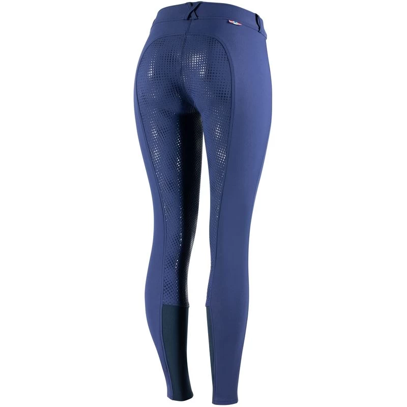 Horze Women's Grand Prix Full Seat Breeches - Patriots Blue 4 Horze Women's Grand Prix Full Seat Breeches - Patriots Blue - Image 2