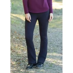 EQL Women's Warm Up Bootcut Tight - Black -Equestrian Equipment 581829 800 800