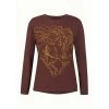 EQL Women's Windy Horse Long Sleeve T-Shirt - Mahogany
