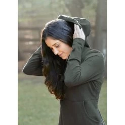 EQL Women's Weekender Fleece Hoodie Dress - Spruce 13 EQL Women's Weekender Fleece Hoodie Dress - Spruce -Equestrian Equipment 582357 800 800