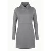 EQL Women's Weekender Fleece Hoodie Dress - Heather Grey 2 EQL Women's Weekender Fleece Hoodie Dress - Heather Grey -Equestrian Equipment 582451 800 800
