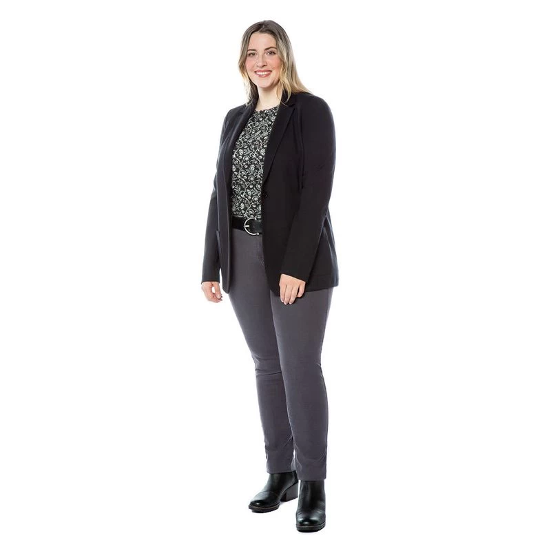 EQL Women's Ponte Blazer - Black 6 EQL Women's Ponte Blazer - Black - Image 4