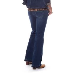 EQL Women's In Motion Bootcut Jean W/Raw Hem - Midnight Wash -Equestrian Equipment 584676 800 800