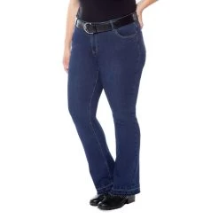 EQL Women's In Motion Bootcut Jean W/Raw Hem - Midnight Wash -Equestrian Equipment 584677 800 800