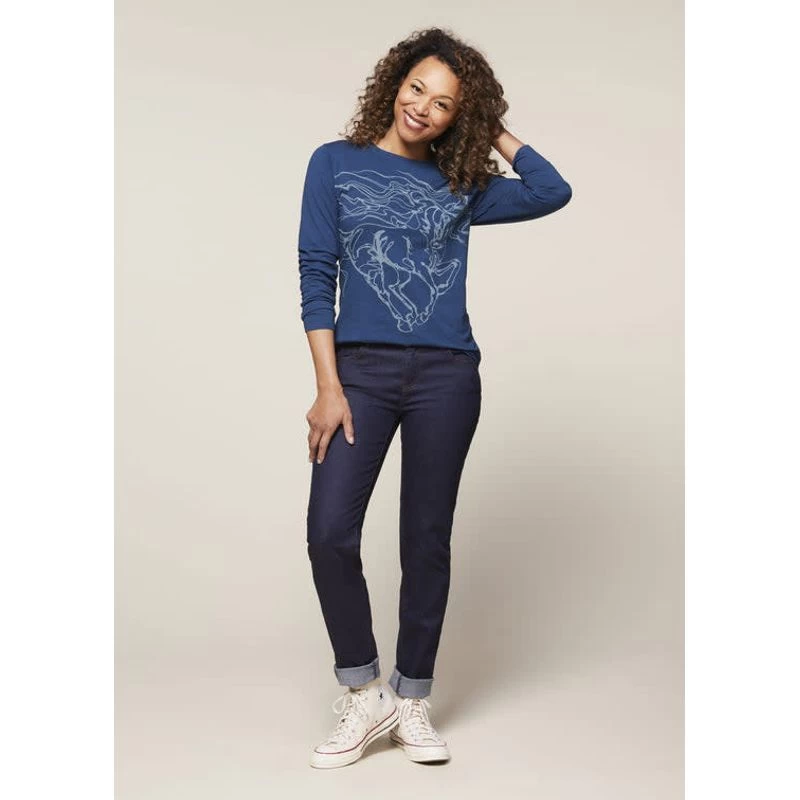 EQL Women's In Motion Jean - Dark Rinse 7 EQL Women's In Motion Jean - Dark Rinse - Image 5