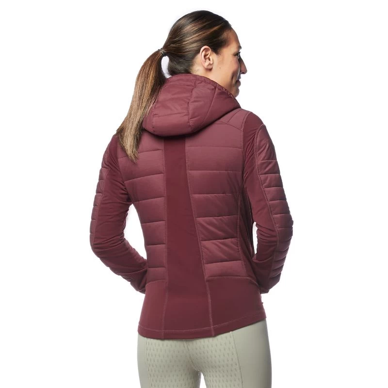 Kerrits Women's Heads Up Quilted Jacket - Mahogany 6 Kerrits Women's Heads Up Quilted Jacket - Mahogany - Image 4