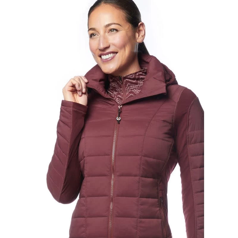 Kerrits Women's Heads Up Quilted Jacket - Mahogany 7 Kerrits Women's Heads Up Quilted Jacket - Mahogany - Image 5