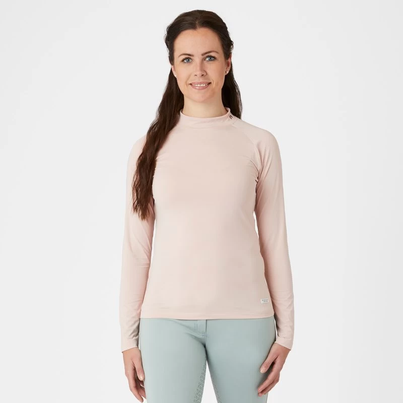 Horze Women's Gabriela UV Pro Cooling Sun Shirt - Potpourri 7 Horze Women's Gabriela UV Pro Cooling Sun Shirt - Potpourri - Image 5