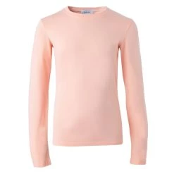 Horze Kids' Morgan Super Soft Long Sleeved Shirt - Coral Pink