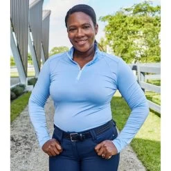 RJ Classics Women's Sienna 37.5 Training Shirt - Sky Blue 7 RJ Classics Women's Sienna 37.5 Training Shirt - Sky Blue -Equestrian Equipment 587540 800 800