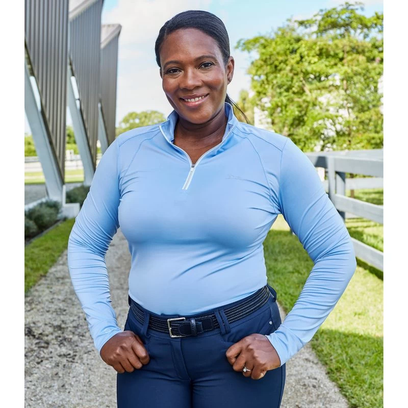 RJ Classics Women's Sienna 37.5 Training Shirt - Sky Blue 5 RJ Classics Women's Sienna 37.5 Training Shirt - Sky Blue - Image 3