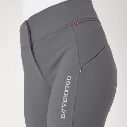 B Vertigo Women's Justine Thermo Silicone Full Seat Breeches - Orion Blue -Equestrian Equipment 590437 800 800