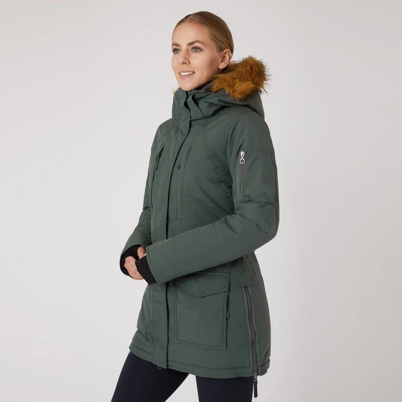 Horze Women's Brooke Long Parka Jacket - Urban Chic 5 Horze Women's Brooke Long Parka Jacket - Urban Chic - Image 3