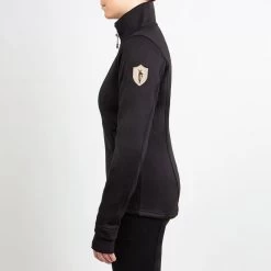 Irideon Women's Fjord Fleece Jacket - Black -Equestrian Equipment 592263 800 800