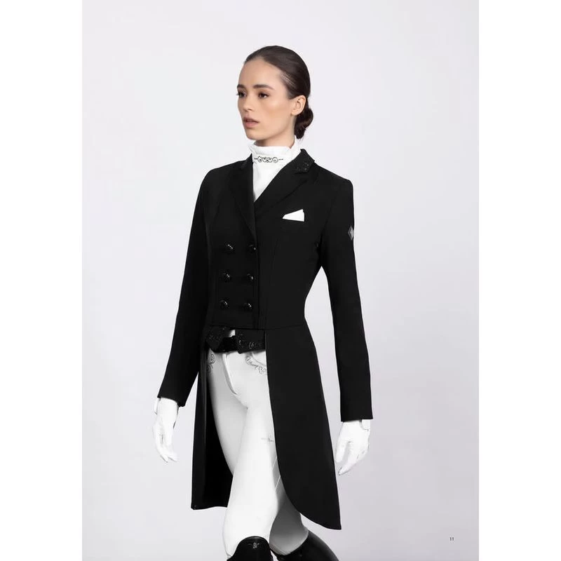 Fair Play Women's Dorothee Shadbelly Coat - Black 5 Fair Play Women's Dorothee Shadbelly Coat - Black - Image 3