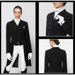 Fair Play Women's Dorothee Shadbelly Coat - Black 9 Fair Play Women's Dorothee Shadbelly Coat - Black -Equestrian Equipment 593055 800 800