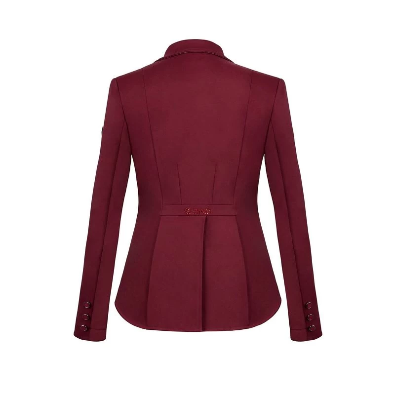 Fair Play Women's Lexim Dressage Short Tailcoat - Burgundy 4 Fair Play Women's Lexim Dressage Short Tailcoat - Burgundy - Image 2