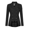 Fair Play Women's Lexim RoseGold Dressage Short Tailcoat - Black -Equestrian Equipment 593289 800 800