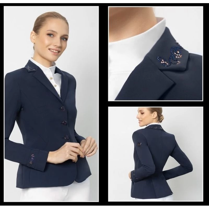 Fair Play Women's Taylor Rose Gold Show Jacket - Navy 6 Fair Play Women's Taylor Rose Gold Show Jacket - Navy - Image 4