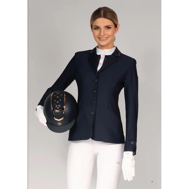 Fair Play Women's Taylor Rose Gold Comfimesh Show Jacket - Navy 5 Fair Play Women's Taylor Rose Gold Comfimesh Show Jacket - Navy - Image 3