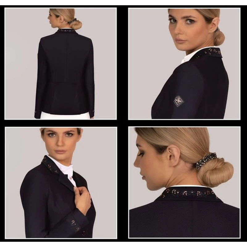 Fair Play Women's Taylor Rose Gold Comfimesh Show Jacket - Navy 6 Fair Play Women's Taylor Rose Gold Comfimesh Show Jacket - Navy - Image 4