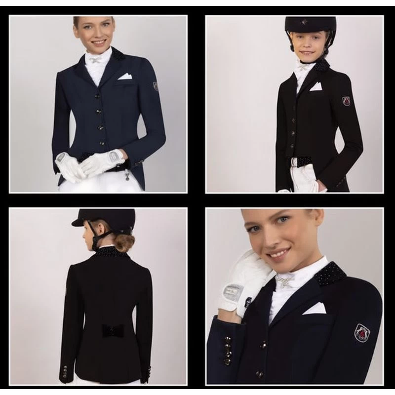 Fair Play Women's Bea Dressage Show Jacket - Navy 6 Fair Play Women's Bea Dressage Show Jacket - Navy - Image 4