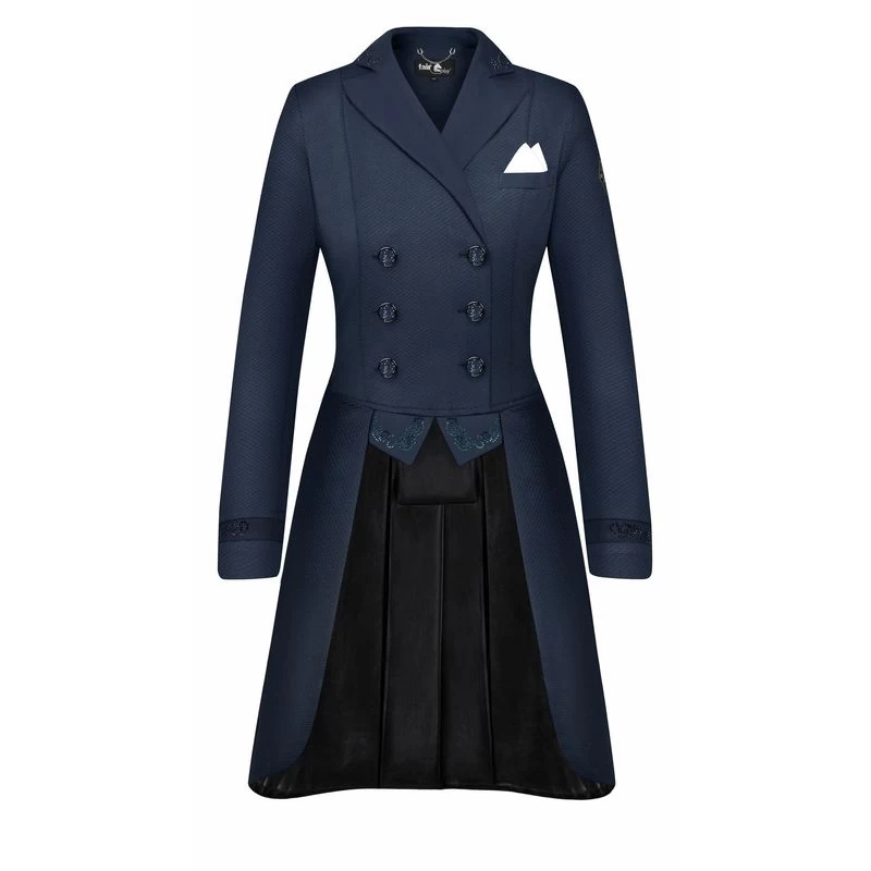 Fair Play Women's Dorothee Comfimesh Shadbelly Coat - Navy 3 Fair Play Women's Dorothee Comfimesh Shadbelly Coat - Navy