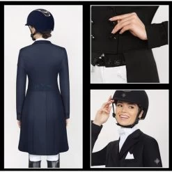 Fair Play Women's Dorothee Comfimesh Shadbelly Coat - Navy 9 Fair Play Women's Dorothee Comfimesh Shadbelly Coat - Navy -Equestrian Equipment 593817 800 800