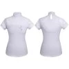 Fair Play Women's Lucia Short Sleeve Competition Shirt - White 2 Fair Play Women's Lucia Short Sleeve Competition Shirt - White -Equestrian Equipment 594211 800 800