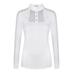 Fair Play Women's Lorella Long Sleeve Competition Shirt - White
