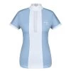 Fair Play Women's Claire Pearl Short Sleeve Competition Shirt - Blue 1 Fair Play Women's Claire Pearl Short Sleeve Competition Shirt - Blue -Equestrian Equipment 594757 800 800
