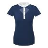 Fair Play Women's Cathrine Short Sleeve Competition Shirt - Navy/White