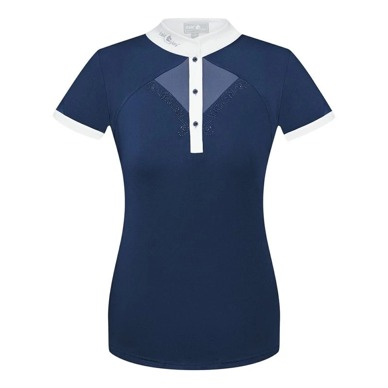 Fair Play Women's Cathrine Short Sleeve Competition Shirt - Navy/White 3 Fair Play Women's Cathrine Short Sleeve Competition Shirt - Navy/White