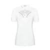 Fair Play Women's Cathrine Rose Gold Short Sleeve Competition Shirt - White 2 Fair Play Women's Cathrine Rose Gold Short Sleeve Competition Shirt - White -Equestrian Equipment 595539 800 800