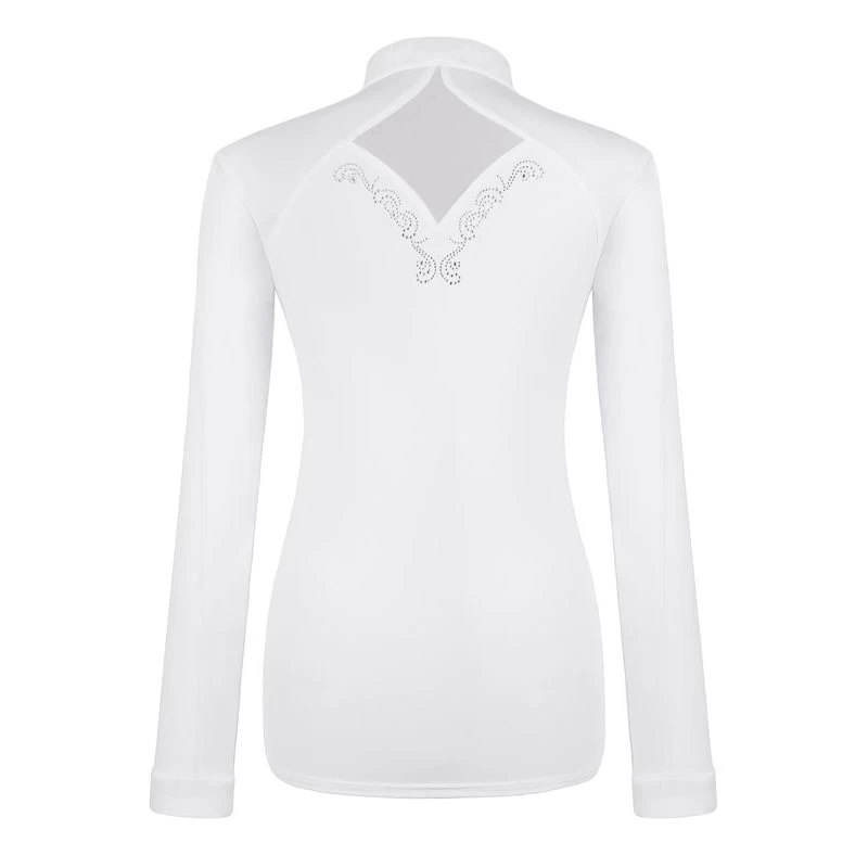Fair Play Women's Cathrine Long Sleeve Competition Shirt - White 4 Fair Play Women's Cathrine Long Sleeve Competition Shirt - White - Image 2