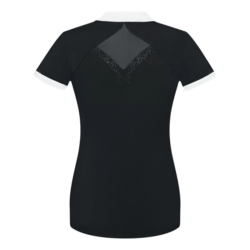 Fair Play Women's Cathrine Short Sleeve Competition Shirt - Black/White 4 Fair Play Women's Cathrine Short Sleeve Competition Shirt - Black/White - Image 2