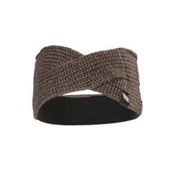 Back On Track Nora Wool Blend Twist Headband - Brown