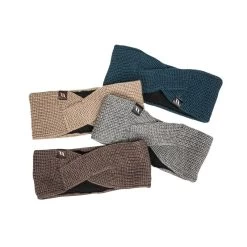 Back On Track Nora Wool Blend Twist Headband - Brown -Equestrian Equipment 596856 800 800