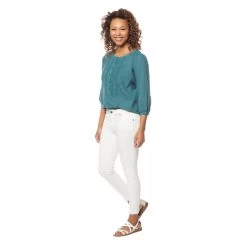 EQL Women's In Motion Cropped Pant - White -Equestrian Equipment 597657 800 800